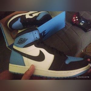 Jordan 1 UNC toe retro high og size 11